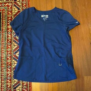 Grey’s Anatomy by Barco navy scrub top